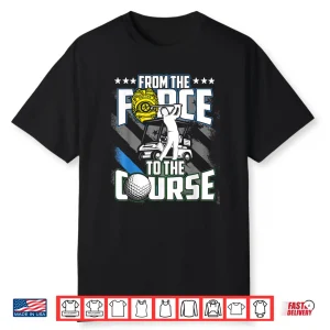 Funny Retired Police Officer Golf Retirement Gift Shirt