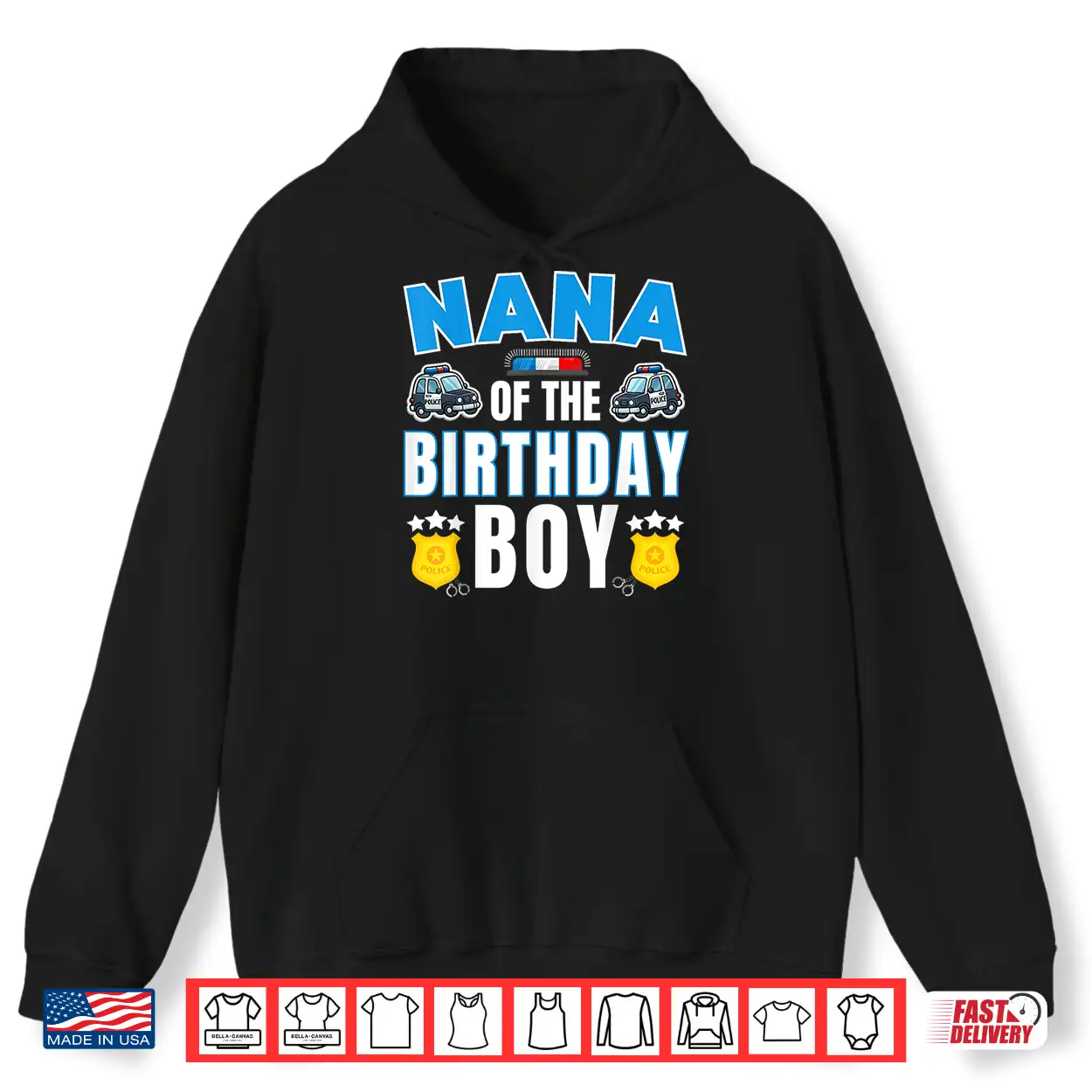 Grandparent Of The Birthday Boy Policeman Police Officer Bday Party Shirt Grandparent Of The Birthday Boy Policeman Police Officer Bday Party Shirt