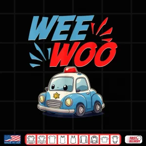 Design Funny Police Wee Woo Shirt