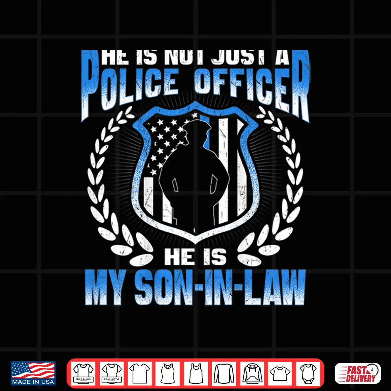 My Child In Law Is A Police Officer Proud Police Parent In Law Shirt My Child In Law Is A Police Officer Proud Police Parent In Law Shirt