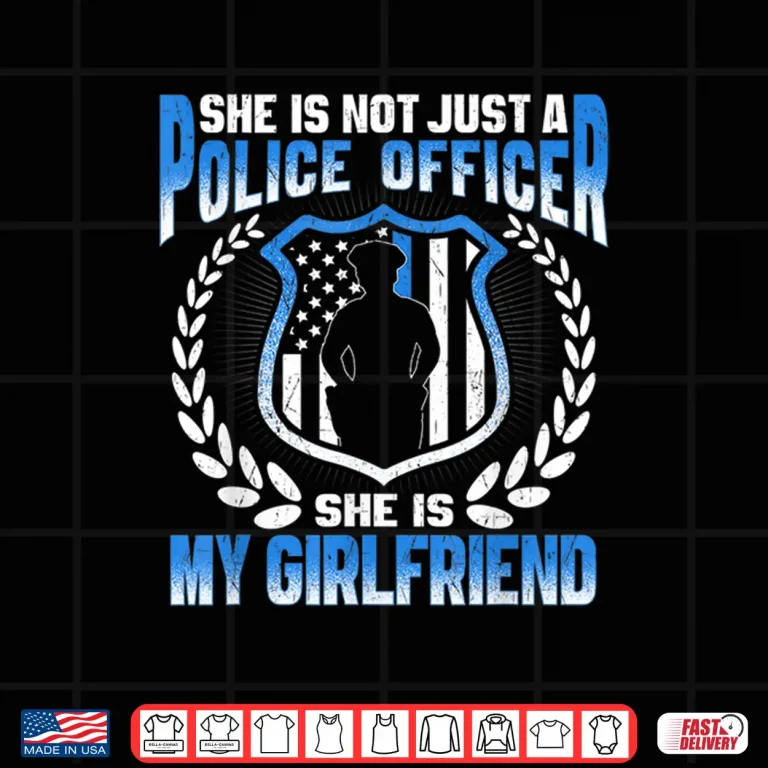 Design My Partner Is a Police Officer Proud Police Partner Shirt
