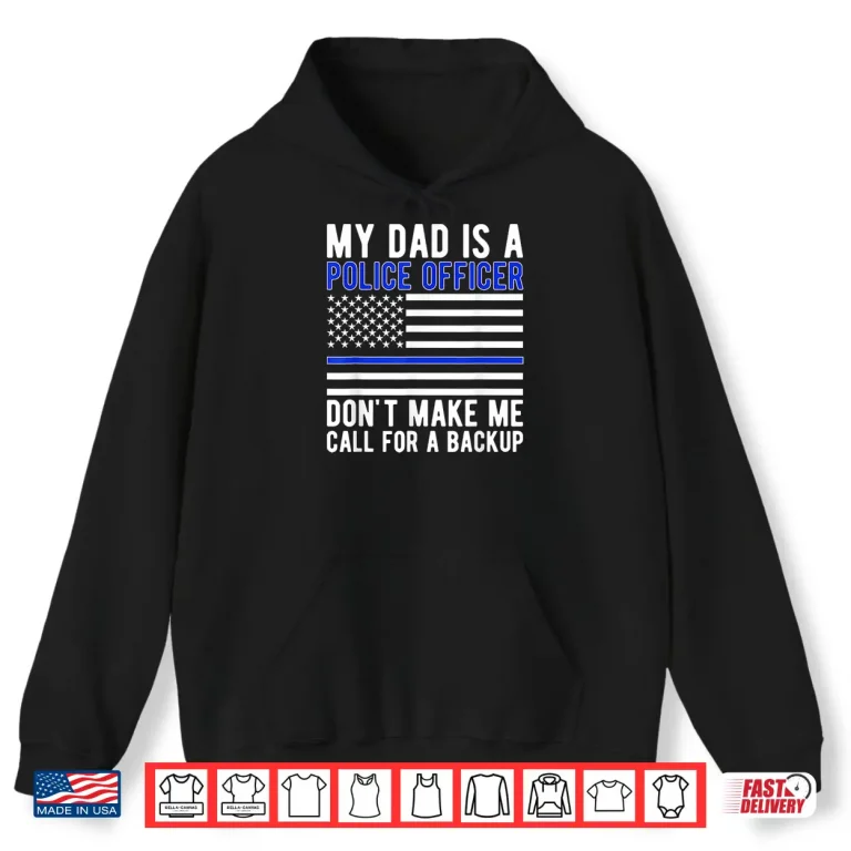 Hoodie Police Officer Child Funny Police Child Shirt
