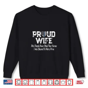 Proud Police Officer Spouse Thin Blue Line T Shirt Gift 2 Sweatshirt Proud Police Officer Spouse Thin Blue Line T Shirt Gift