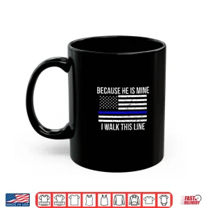 Mug American Flag Police Officer Spouse Gift Shirt