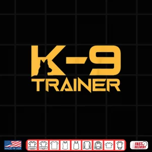 Design K 9 K9 Dog Handler Trainer Police Security Halloween Shirt