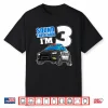 Police Car 3Rd Birthday 3 Cop Officer Shirt