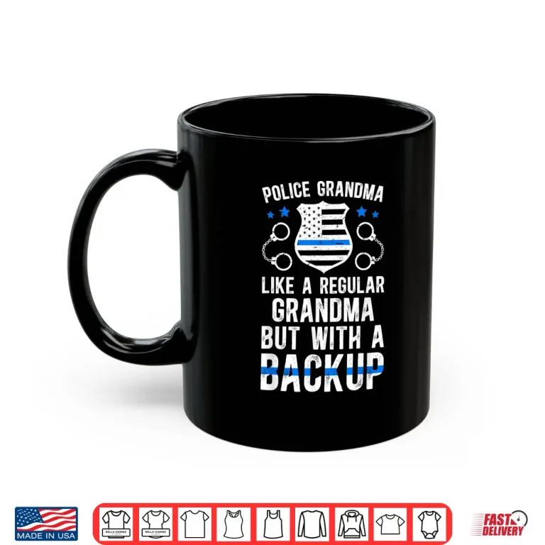 Mug Police Grandparent Proud Grandparent of a Police Officer Shirt