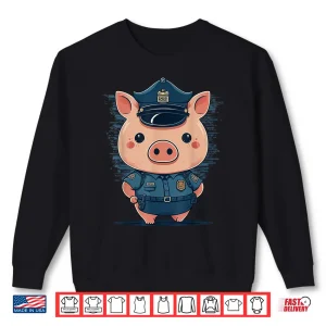 Police Officer Pig Cop On Police Pig Shirt 1 Sweatshirt Police Officer Pig Cop on Police Pig Shirt