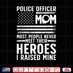 Design Police Parent Art for Cop Parent Police Officer Lovers Shirt