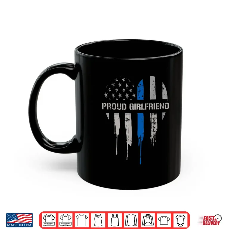 Mug Thin Blue Line Police T Shirt Police Officer Partner Gift