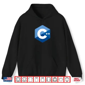 Hoodie C Programmers Logo C Plus Plus Software Engineer Coder Shirt