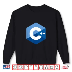 Sweatshirt C Programmers Logo C Plus Plus Software Engineer Coder Shirt