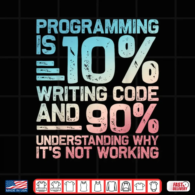 Design Funny Programmer Development Coding Programmer Coder Shirt