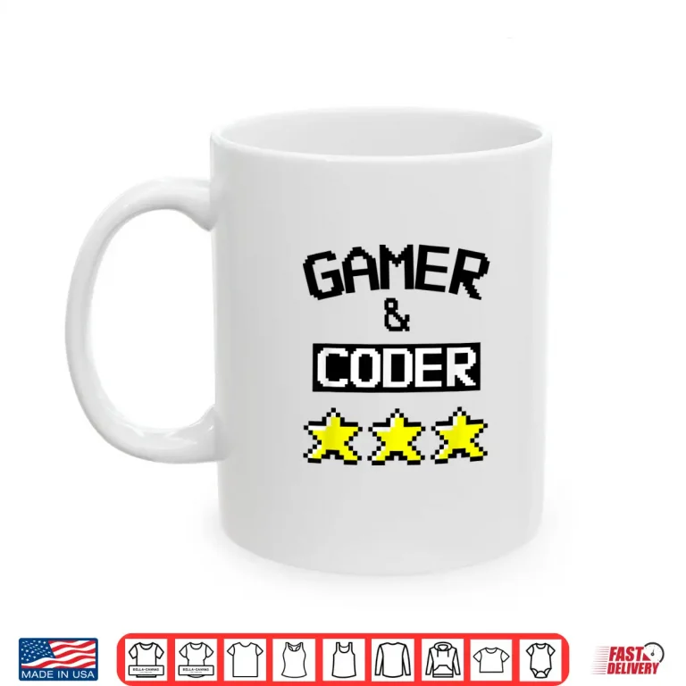 Mug Gamer Coder. Gaming Coding Shirt