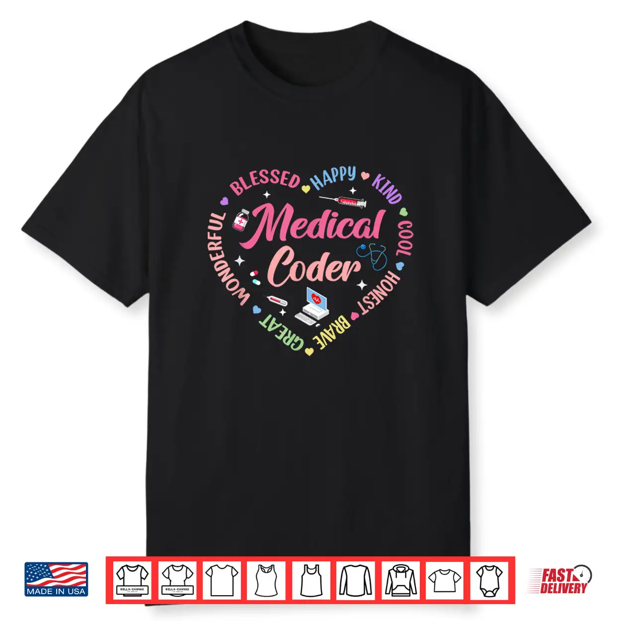 Medical Coder Heart Hospital Nurse Coder And Biller Shirt Medical Coder Heart Hospital Nurse Coder And Biller Shirt