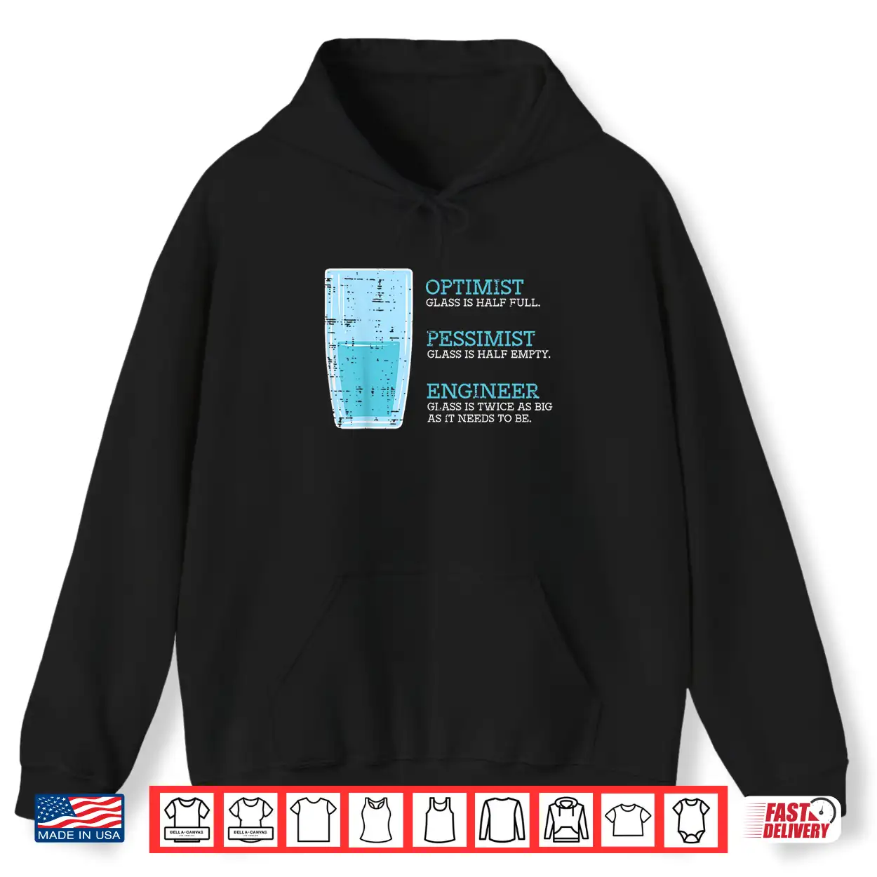 Optimist Pessimist Engineer Glass It Computer Tech Men Women Shirt Optimist Pessimist Engineer Glass It Computer Tech Men Women Shirt