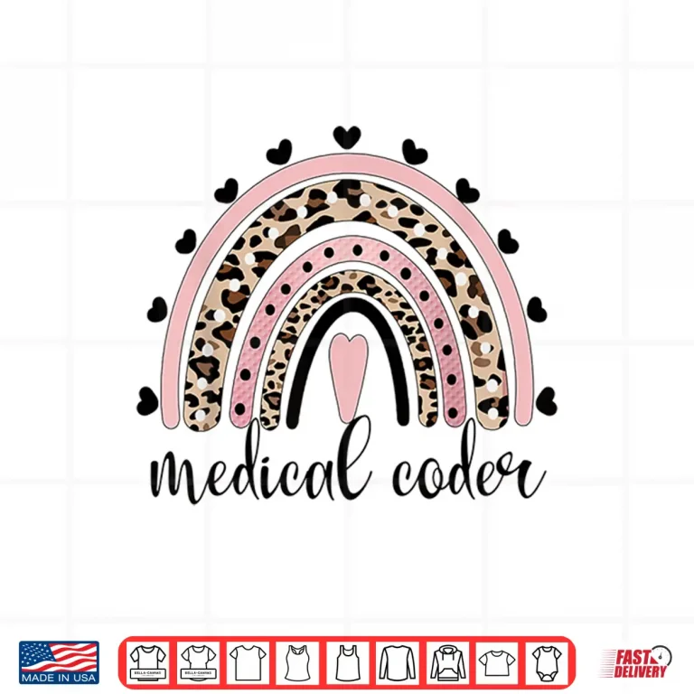 Design Medical Coder Rainbow Medical Coding Clinical Coder Shirt
