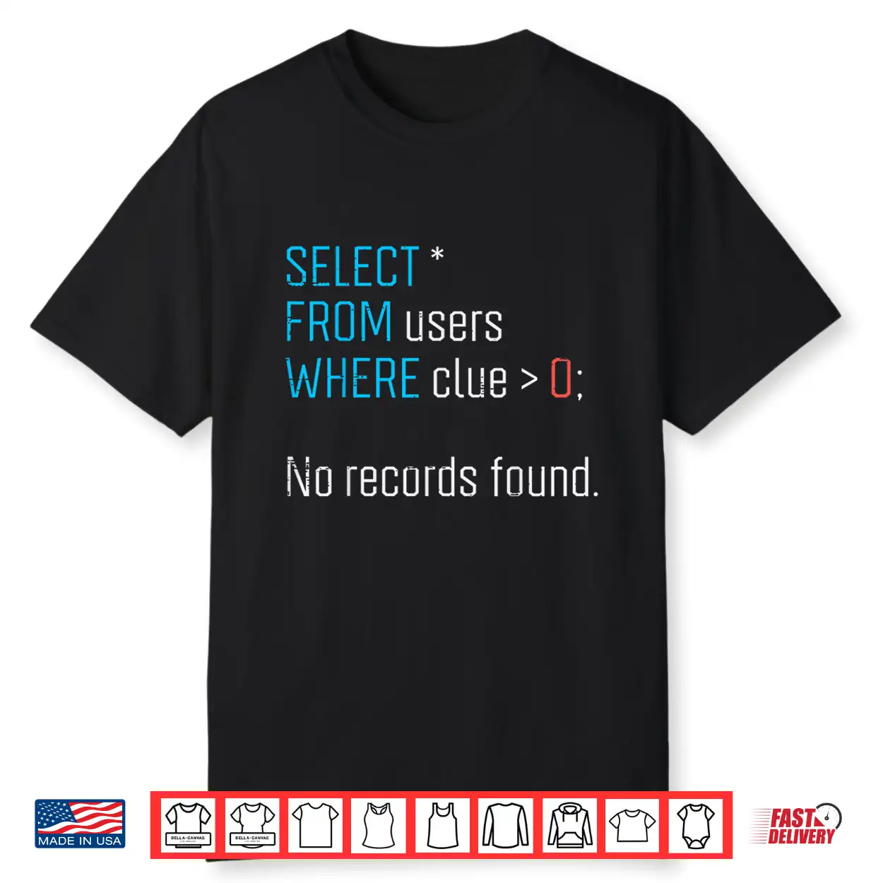 Programmer Select From Users Where Sql Database It Men Women Shirt Programmer Select From Users Where Sql Database It Men Women Shirt