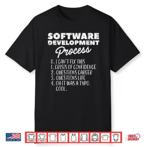 Software Development Process Fun It Tech Developer Men Women Shirt