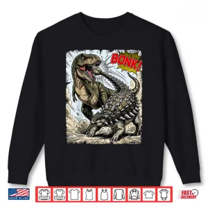 Sweatshirt Bonk Dinosaur Prehistoric Ankylosaurus Dino Meme Shirt