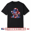 Football Lover Puerto Rico Flag Football Drip Graphic Shirt
