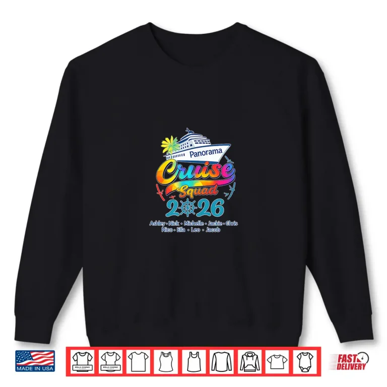 Sweatshirt Cruise Squad Family Vacation Matching Travel Shirt