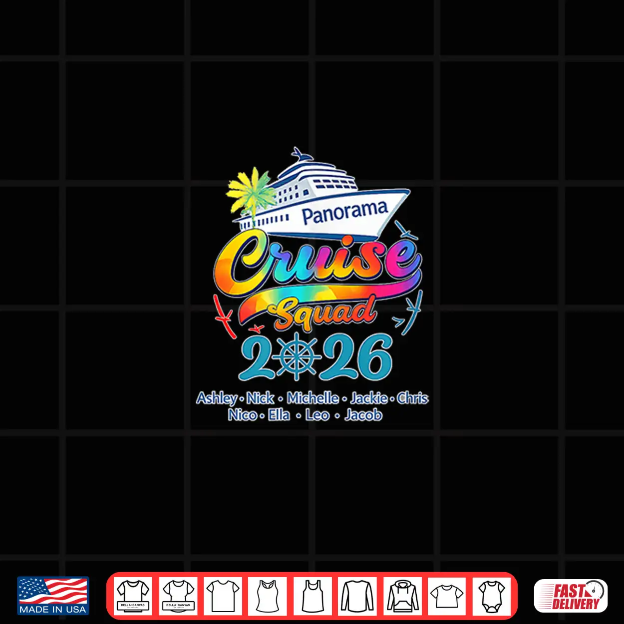 Cruise Squad Family Vacation Matching Travel Shirt Cruise Squad Family Vacation Matching Travel Shirt