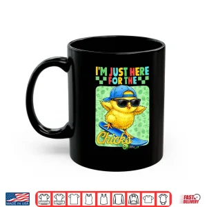 Mug Im Just Here For The Chick Cute Easter Kids Shirt