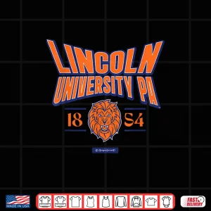 Design Lincoln University PA Stretch Emblem HBCU Pride Shirt