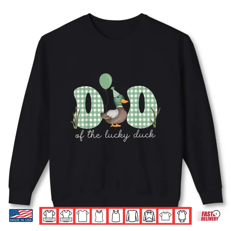 Sweatshirt Mom Dad Of The Lucky Duck 1st Birthday Parent Shirt