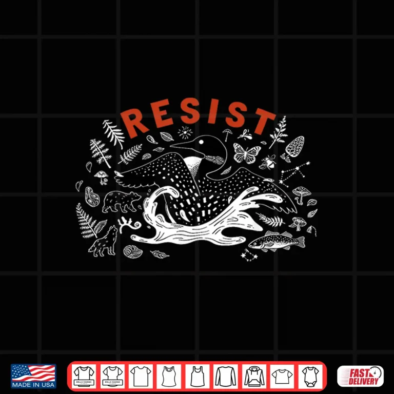 Design Minnesota Loon Resistance Funny Rebel Loon Ice Shirt