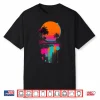 Retro Sunset Palm Trees Summer Beach Graphic Shirt