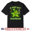 A Wee Bit Highrish Funny Irish Pun Clover Shirt