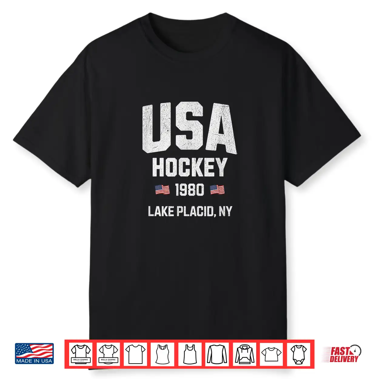 Usa Hockey 1980 Vintage Sports Design Shirt Usa Hockey 1980 Vintage Sports Design Shirt