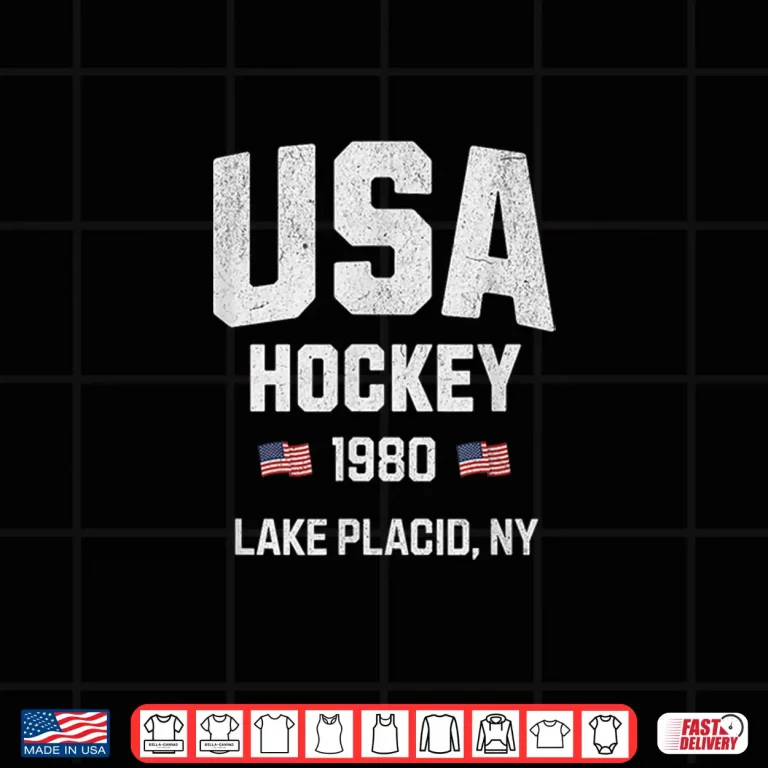 Design USA Hockey 1980 Vintage Sports Design Shirt