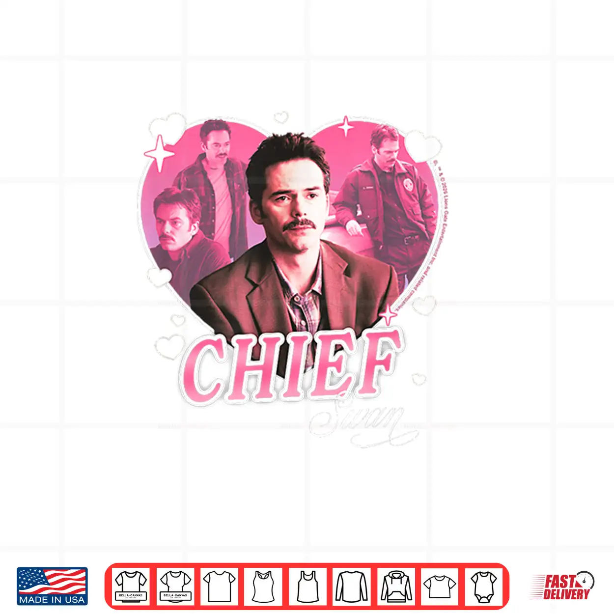 Twilight Chief Charlie Swan Hearts Dad Crush Movie Shirt Twilight Chief Charlie Swan Hearts Dad Crush Movie Shirt