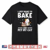 Cat Baking Design Cake Baker Baking Lover Shirt