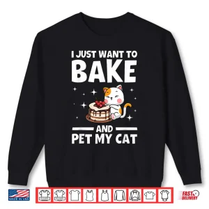 Sweatshirt Cat Baking Design Cake Baker Baking Lover Shirt