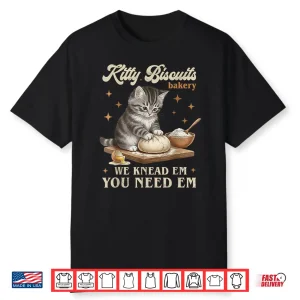 Kitty Biscuits Bakery Cat Lover Kitten Shirt