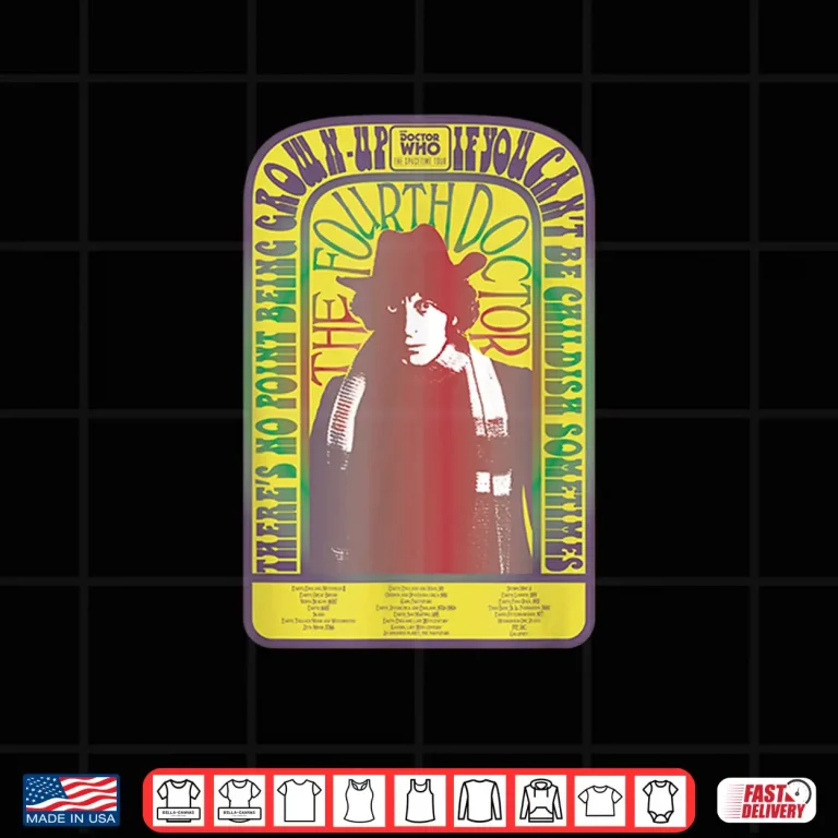 Design Spacetime Tour 4Th Doctor Baker Shirt 1