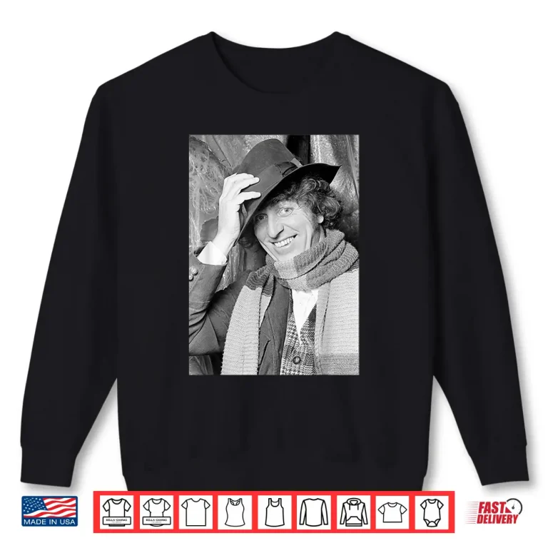 Sweatshirt Tom Baker 4Th Doctor Who 1975 Shirt 1
