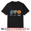 Bagel Love Peace Bagels Baker Dough Baking Bagel Lover Shirt