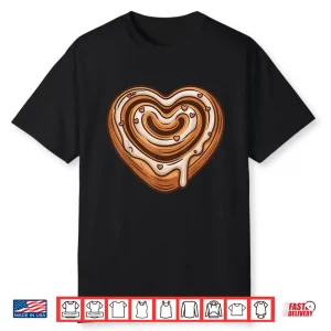 Cinnamon Roll Heart Bakery Shirt