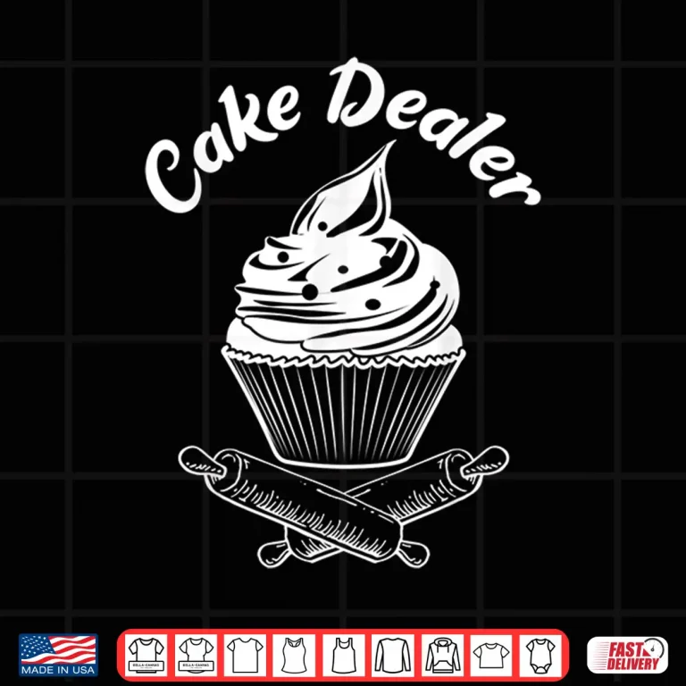 Design Cake Dealer Cupcake Baker Baking Love Kitchen Gift Shirt
