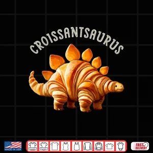 Design Dinosaur Croissant Bakery Lovers Shirt