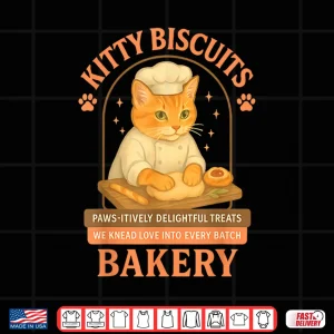 Design Kitty Biscuits Paws Itively Delightful Treats We Knead Love Shirt