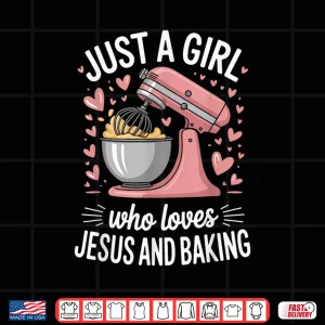 Design Loves Jesus And Baking Shirt
