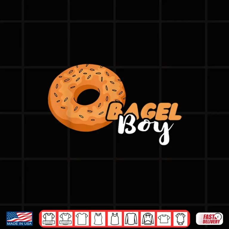 Design Bagel Boy Baker Baking Bagels Dough Maker Bagel Lover Shirt