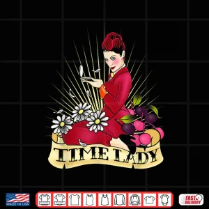 Design Doctor Who Rockabilly Missy Time Lady Baker Shirt