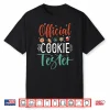Official Cookie Tester Funny Christmas Couples Shirt